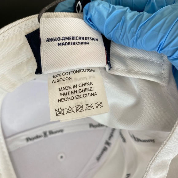 Psycho Bunny unisex White Baseball Cap/ Hat in white O/S NWT - Picture 7 of 9